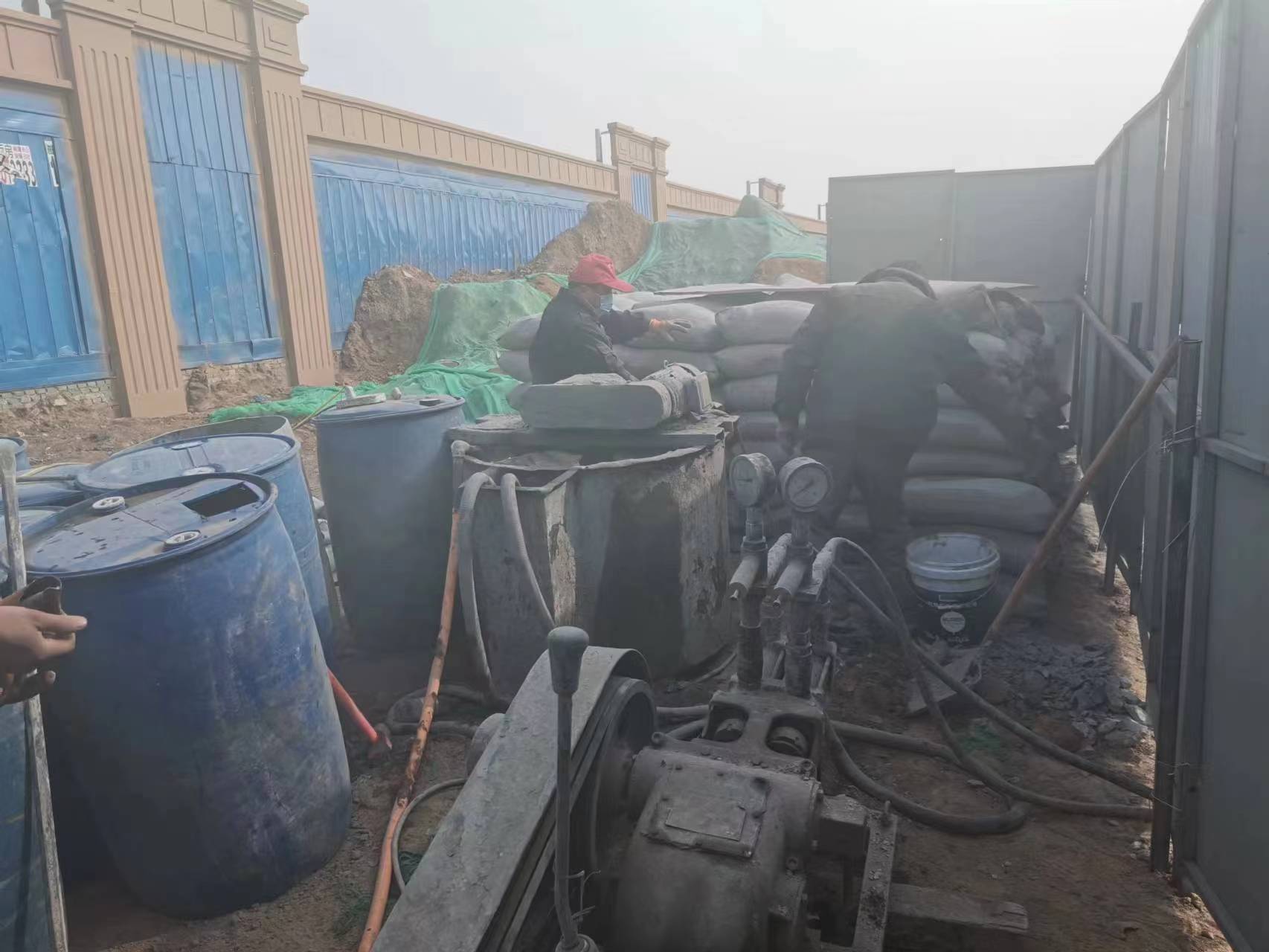 北大镇房屋下沉注浆